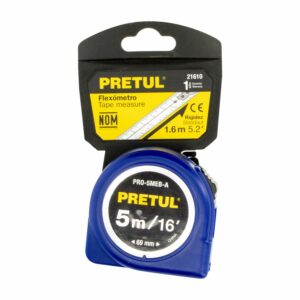 Flexómetro De 5Mt Azul PRETUL Unidad