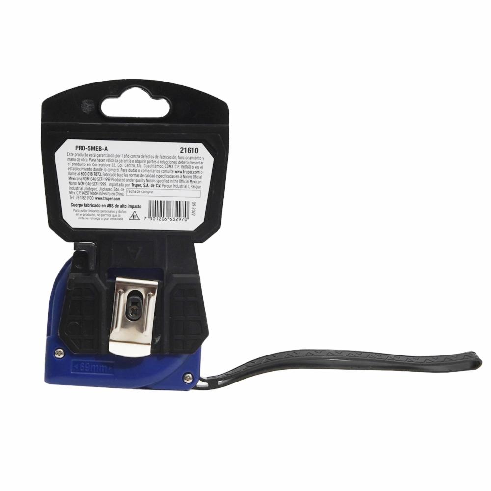 Flexómetro De 5Mt Azul PRETUL Unidad - Imagen 2