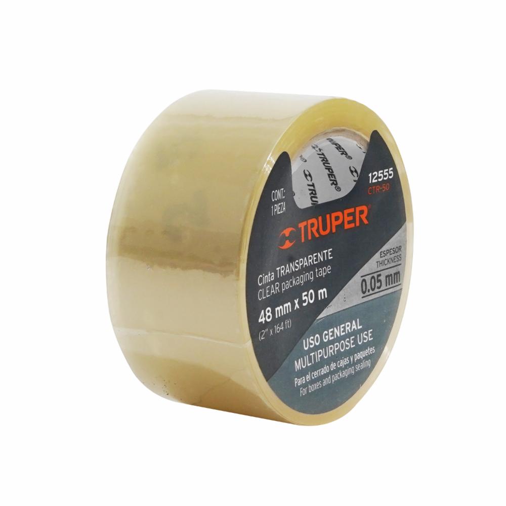 Cinta De Embalaje 50Metros x48Mm Transparente TRUPER Unidad - Imagen 2