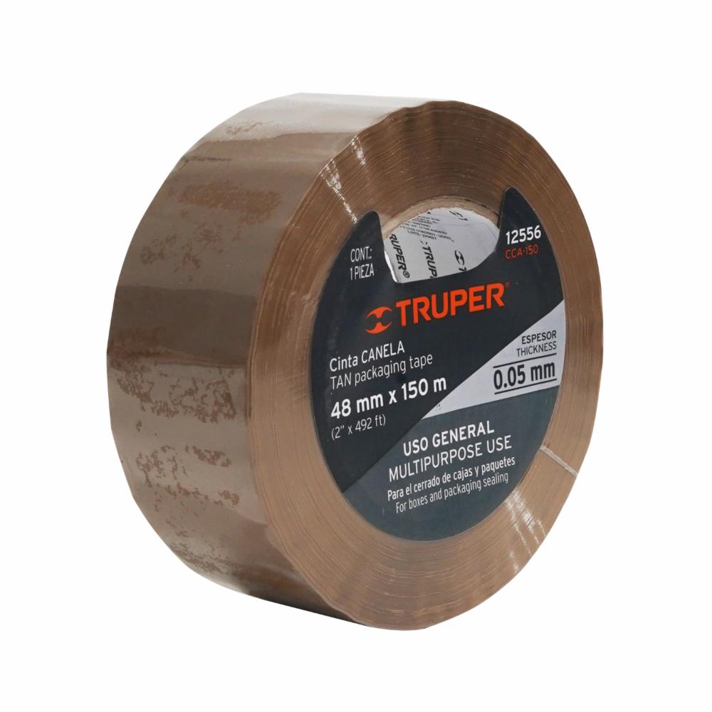 Cinta De Embalaje 150Metros x48Mm Café TRUPER Unidad - Imagen 2