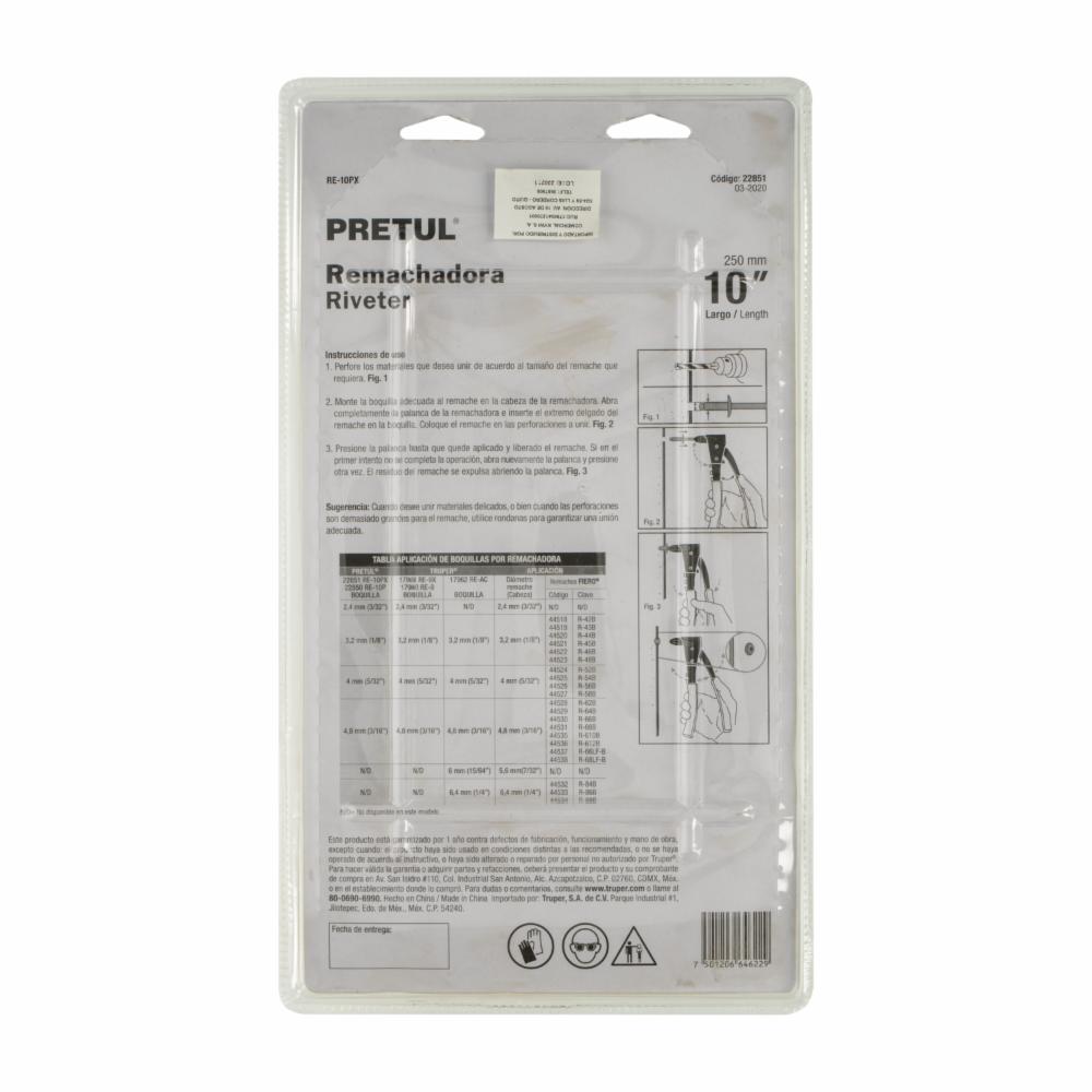 Remachadora Estándar PRETUL Unidad - Imagen 2
