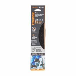 Tira Antiderrapantes Con Textura Abrasiva PRETUL 23 X 50 Cm
