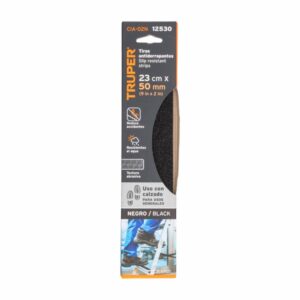 Tira Antiderrapantes Con Textura Abrasiva PRETUL 23 X 50 Cm