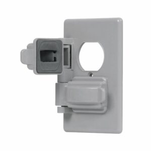 Placa Dúplex Para Intemperie Plástica Doble PRETUL Unidad