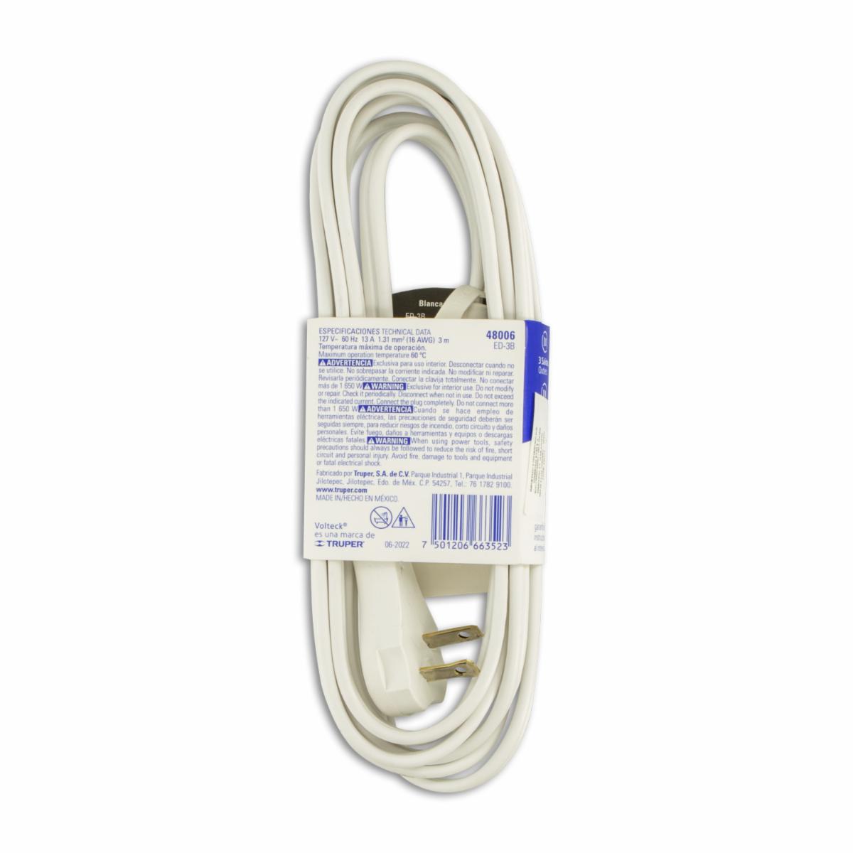 Extensión Eléctrica 2X16 VOLTECK Unidad