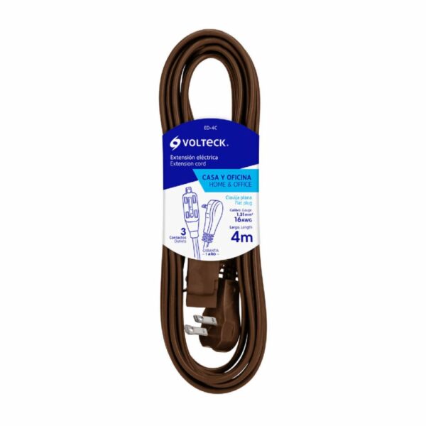 Extensión Eléctrica 2X16 5M Café PRETUL Unidad