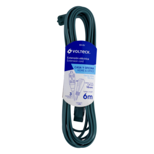 Extensión Eléctrica 2X16 6M Verde VOLTECK Unidad
