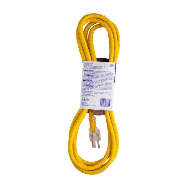 Extencion Electrica Color Amarillo 3 Tomas VOLTECK 4 Metros - Imagen 2