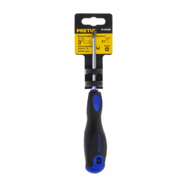 Desarmador De Estrella 3Grip PRETUL Unidad