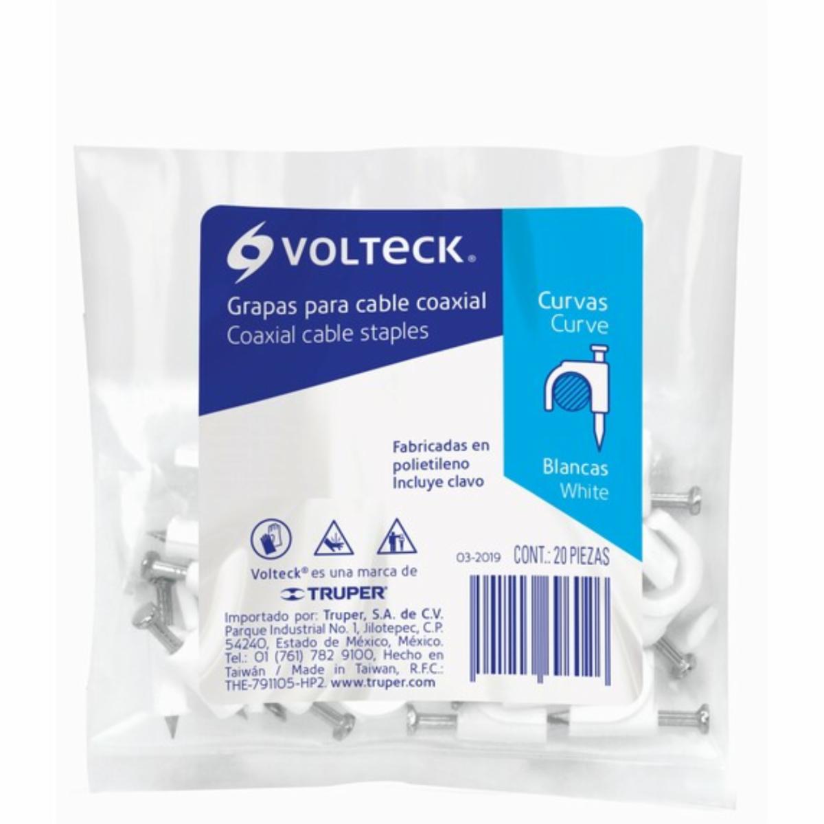 Grapa DePlástica Redonda De 5Mm TRUPER Unidad