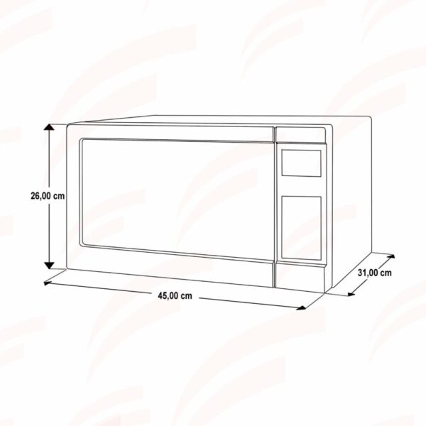 Microondas 5 Niveles De Potencia WM1807B WHIRLPOOL 20 Litros - Imagen 2