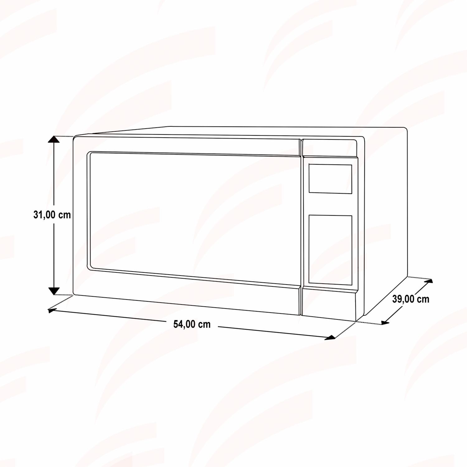 Microondas 7 Niveles de Potencia WM1811B WHIRLPOOL 30 Litros