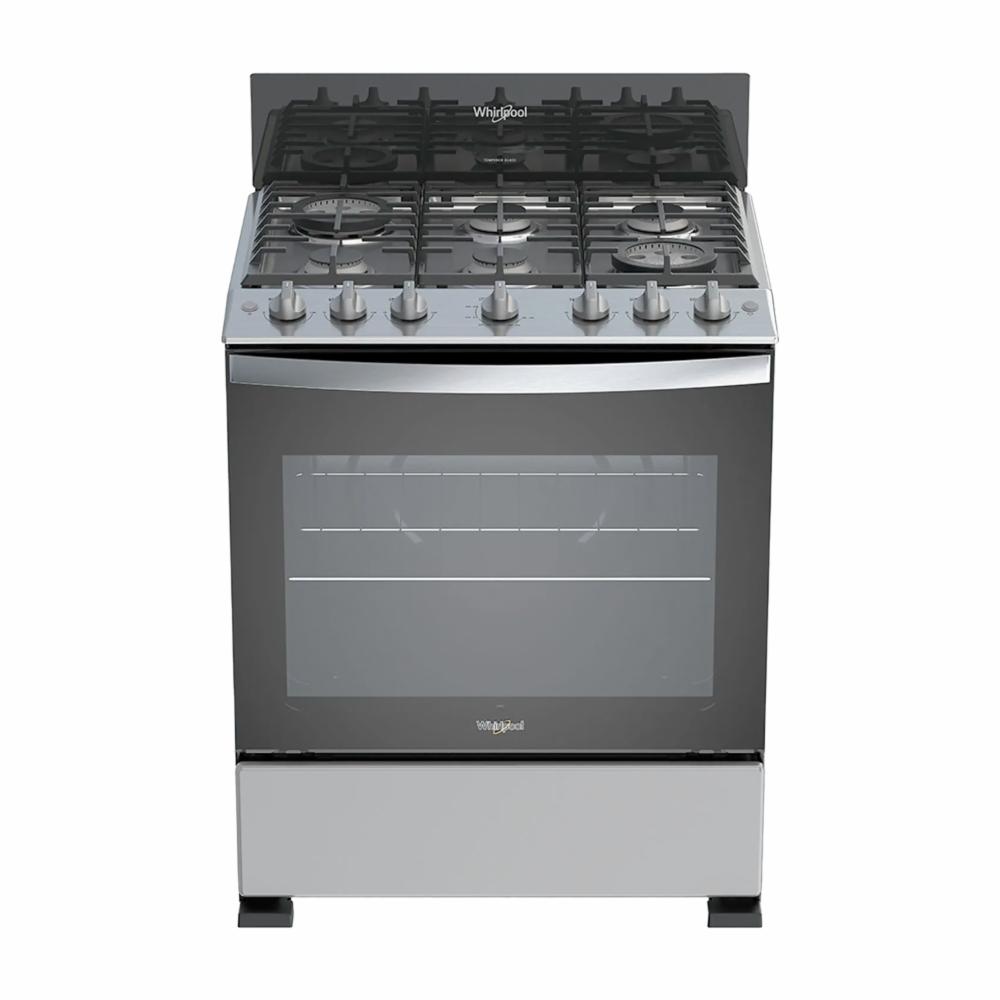 Cocina A Gas 30" Inox LWFR3320D WHIRLPOOL 6 Quemadores - Imagen 4