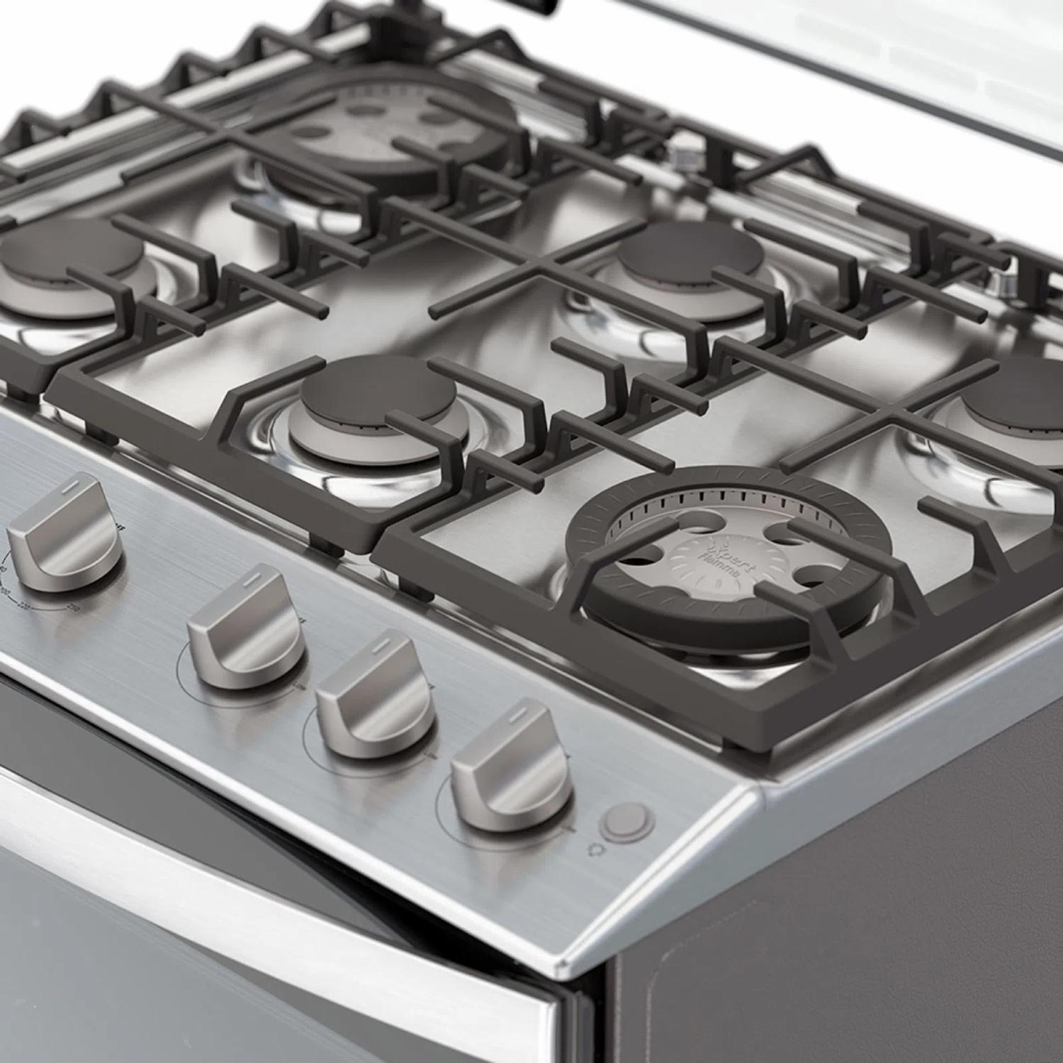 Cocina A Gas LWFR5110S WHIRLPOOL 6 Quemadores