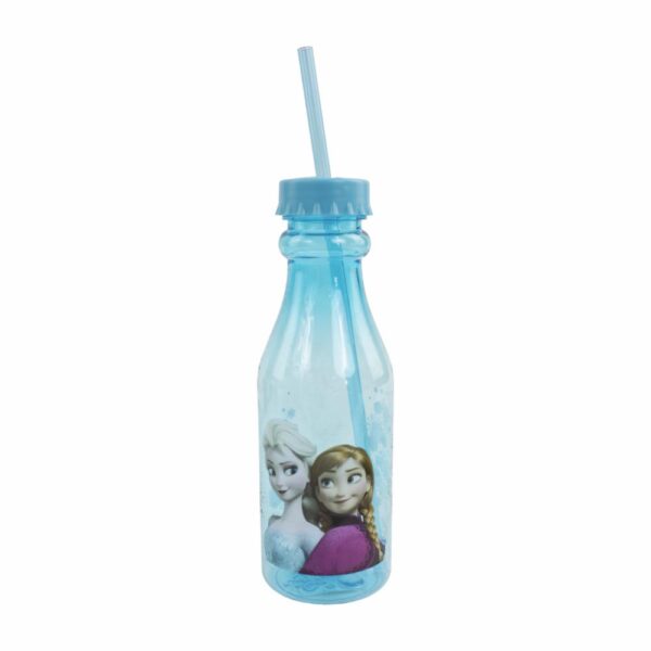 Botella Tomatodo Con Pitillo Diseño Frozen FUN KIDS Unidad