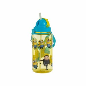 Tomatodo Con Tapa Corrediza Pitillo Minions 2 FUN KIDS 500 Ml