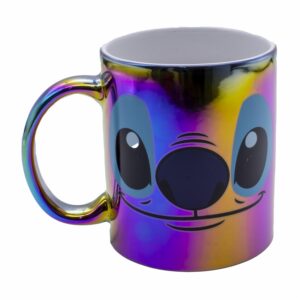 Jarro Iridiscente Con Diseño Stitch FUN KIDS 350 Ml