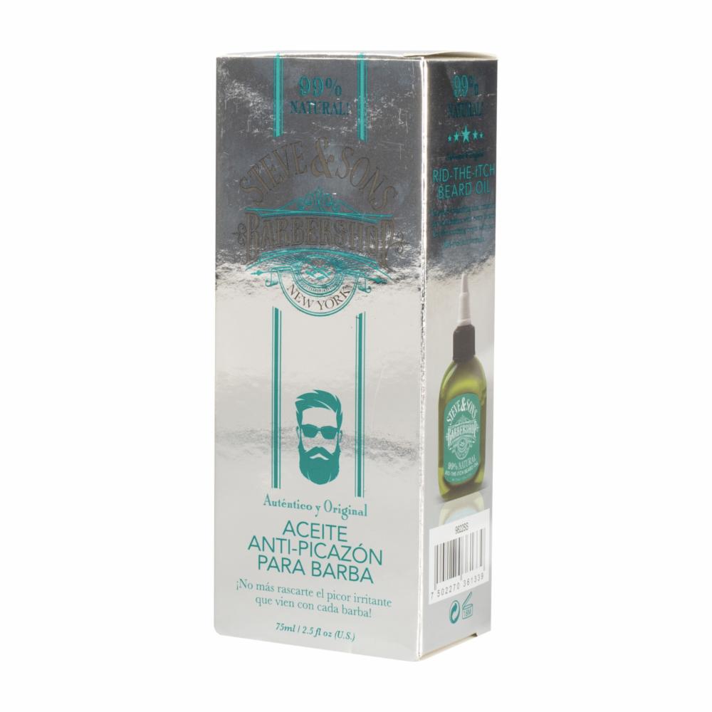 Aceite Para Barba Anti-Picazón 99% Natural STEVE & SONS 75 Ml - Imagen 4