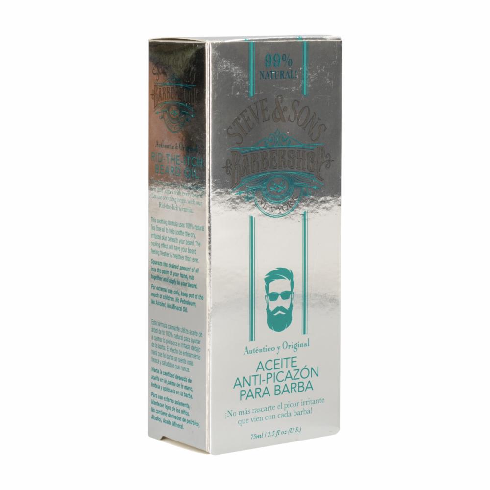 Aceite Para Barba Anti-Picazón 99% Natural STEVE & SONS 75 Ml - Imagen 5