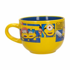 Jarro De Cerámica Jumbo Diseño Minion Bitono FUN KIDS Unidad