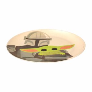 Plato Infantil De Bambú Diseño Surtido Baby Yoda FUN KIDS Unidad