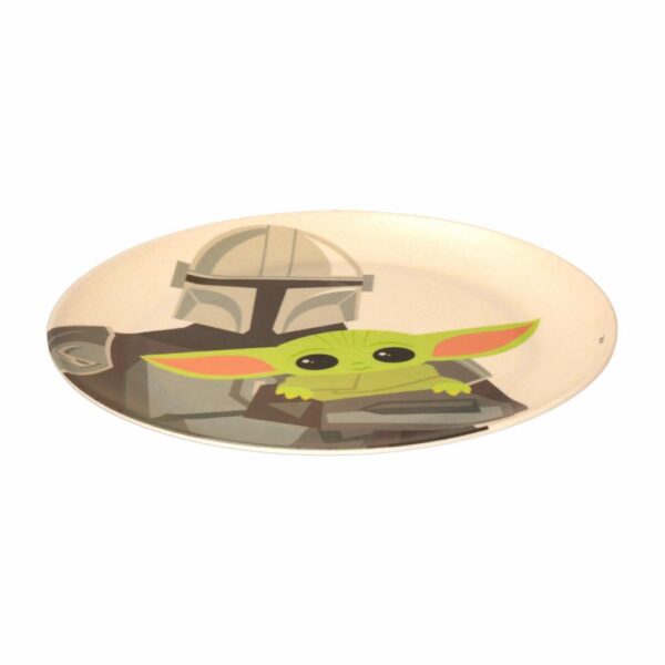 Plato Infantil De Bambú Diseño Surtido Baby Yoda FUN KIDS Unidad