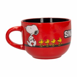 Jarro De Cerámica Jumbo Diseño Snoopy Bitono FUN KIDS Unidad