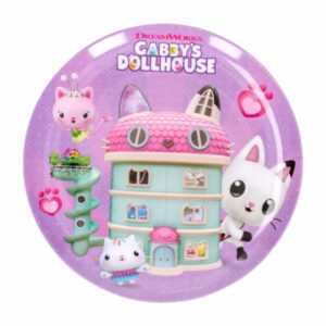 Plato Infantil De Melamina Diseño Gaby´s Doll House FUN KIDS Unidad