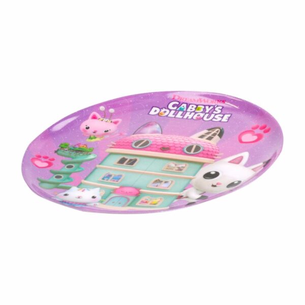 Plato Infantil De Melamina Diseño Gaby´s Doll House FUN KIDS Unidad - Imagen 2