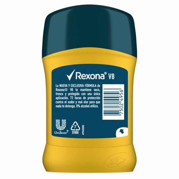 Desodorante En Barra Para Caballero V8 Ferrari REXONA 50 G - Imagen 3