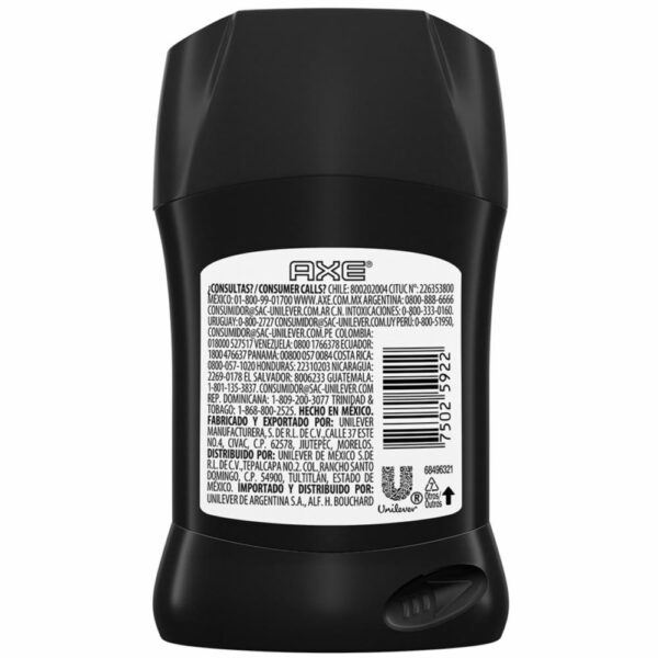 Desodorante En Barra Antitranspirante Dark Temptation AXE 50 G - Imagen 2