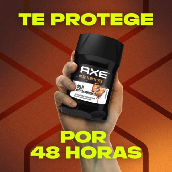 Desodorante En Barra Antitranspirante Dark Temptation AXE 50 G - Imagen 3