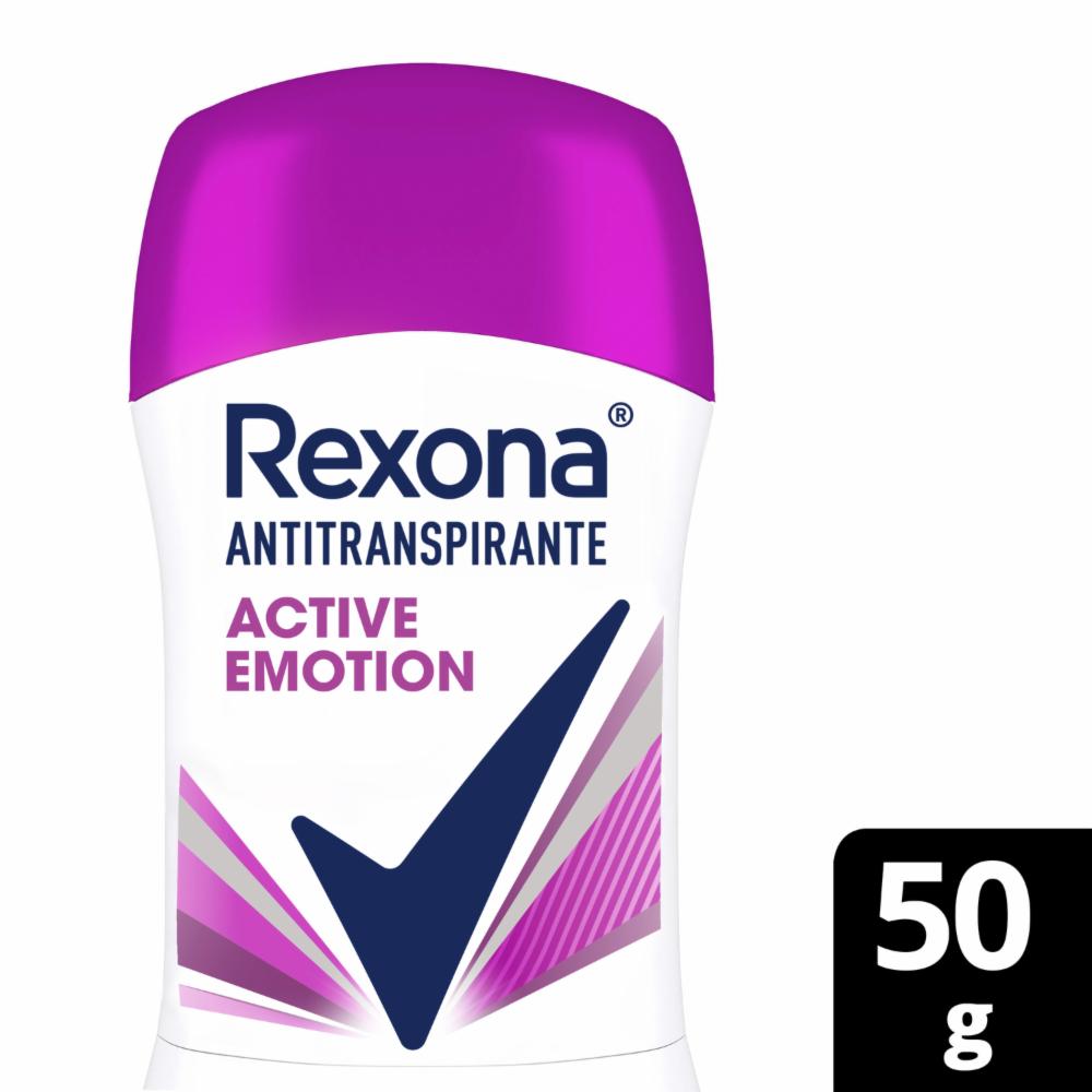 Desodorante En Barra Active Emotion REXONA 50 G - Imagen 3