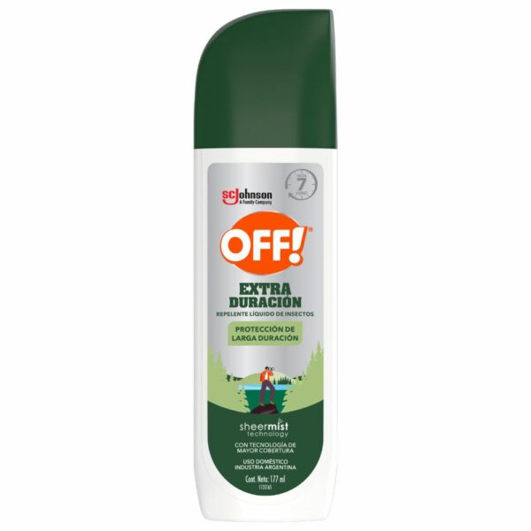 Repelente De Insectos Spray Extra Duración OFF 177 Ml