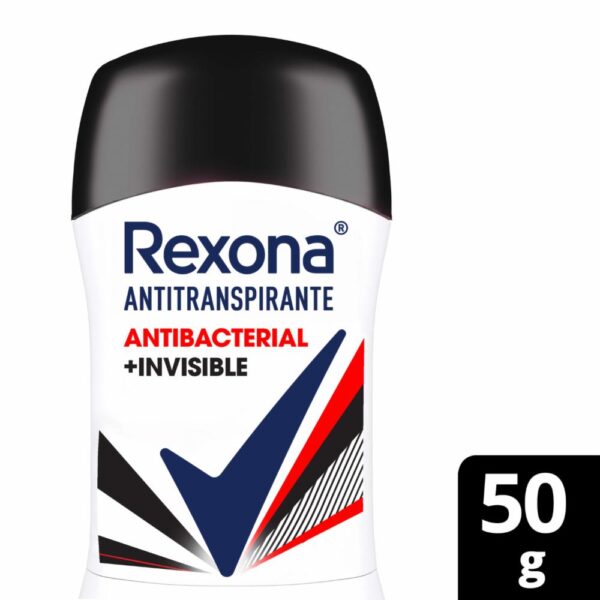 Desodorante En Barra Invisible Antibacterial REXONA 50 G - Imagen 3