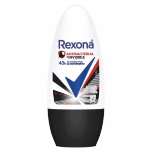 Desodorante Roll On Women Invisible Antibacterial REXONA 50 Ml
