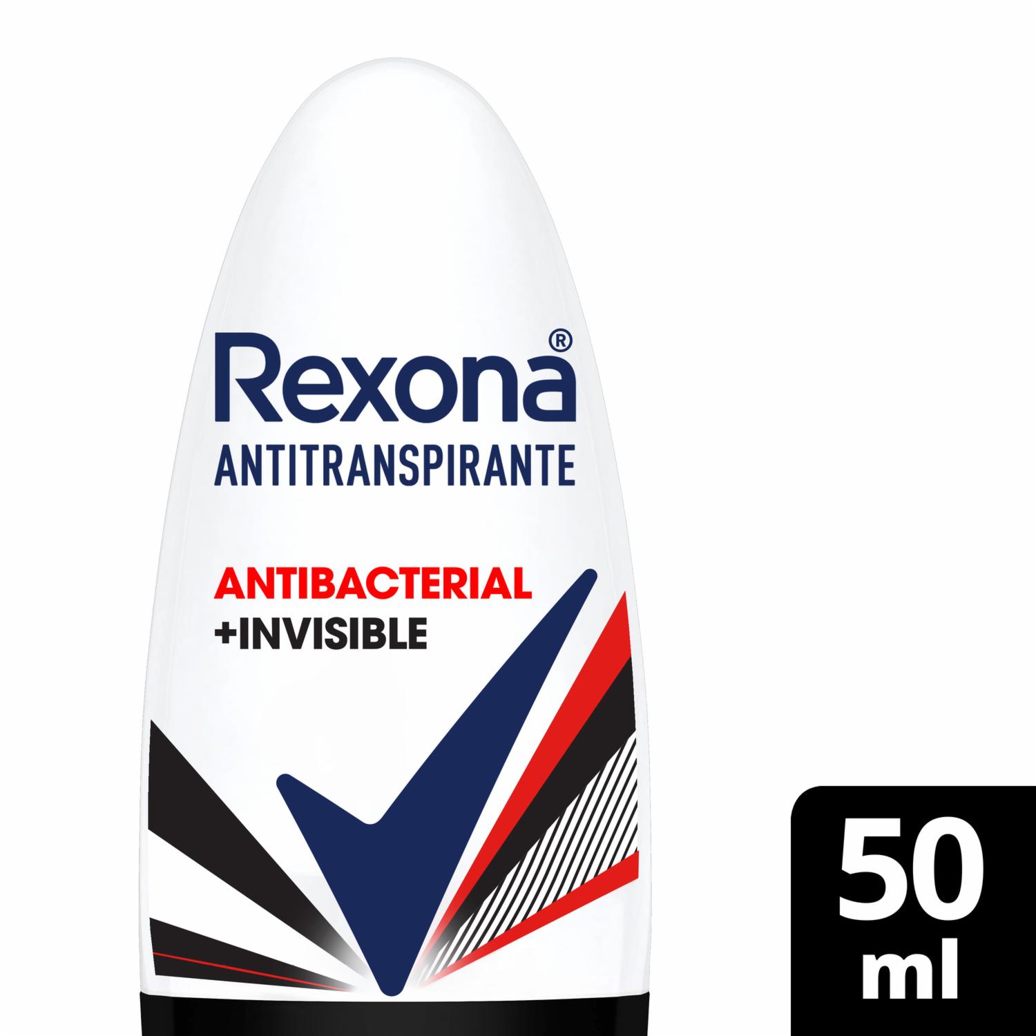 Desodorante Roll On Women Invisible Antibacterial REXONA 50 Ml - Imagen 3