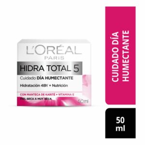 Crema Facial De Día Humectante + Nutrición Para Piel Seca L´ORÉAL 50 Ml