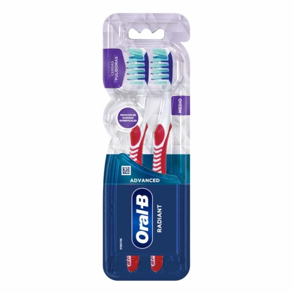 Cepillo Dental 3D White ORAL B X2 Uds