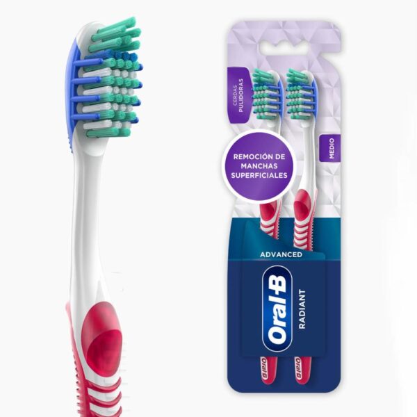 Cepillo Dental 3D White ORAL B X2 Uds - Imagen 3