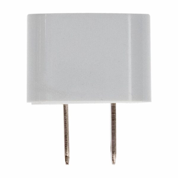 Adaptador De Corriente Blanco De Redondo A Plano VOLTECK Unidad - Imagen 2