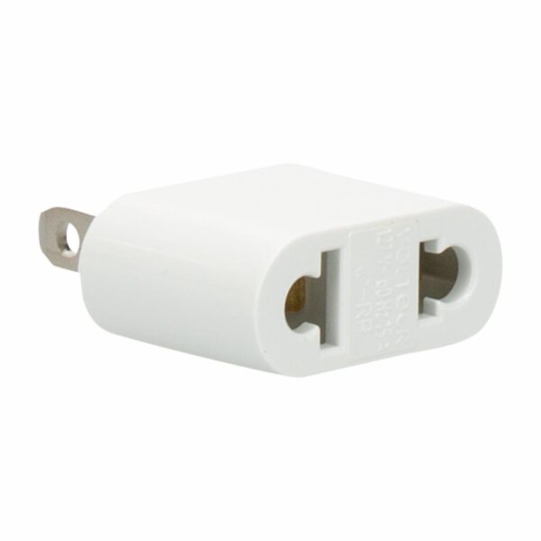 Adaptador De Corriente Blanco De Redondo A Plano VOLTECK Unidad - Imagen 3