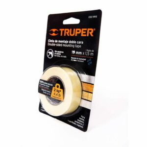 Cinta Doble Faz 1 5Metros x19Mm TRUPER Unidad