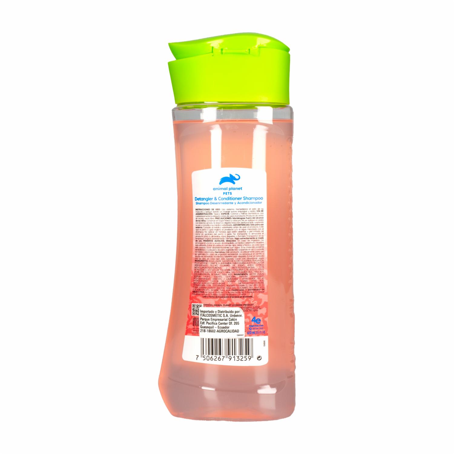 Shampoo Para Mascota Desenredante ANIMAL PLANET PETS Unidad - Imagen 2