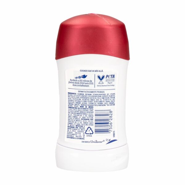 Desodorante Antitranspirante Stick Caléndula DOVE 50 G - Imagen 2