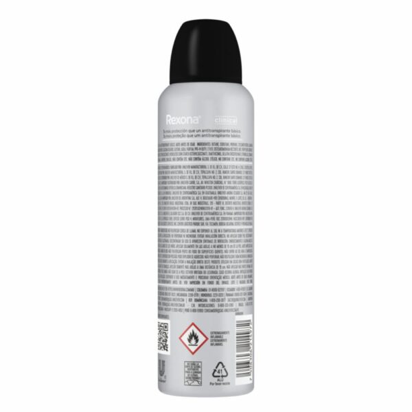Desodorante En Aerosol Para Caballero Antitranspirante Clinical Expert REXONA 150 Ml - Imagen 2