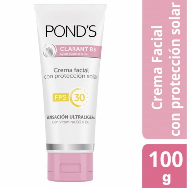 Crema Facial Clarant B3 Con Factor De Protección Solar 30 POND`S 100 G - Imagen 3