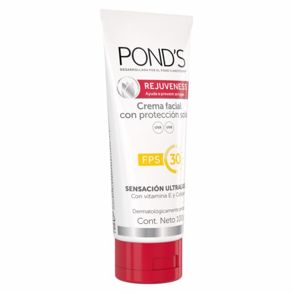 Crema Facial Rejuveness Con Factor De Protección Solar 30 POND`S 100 G - Imagen 4