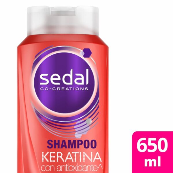 Shampoo Keratina Y Antioxidantes SEDAL 650 Ml - Imagen 3