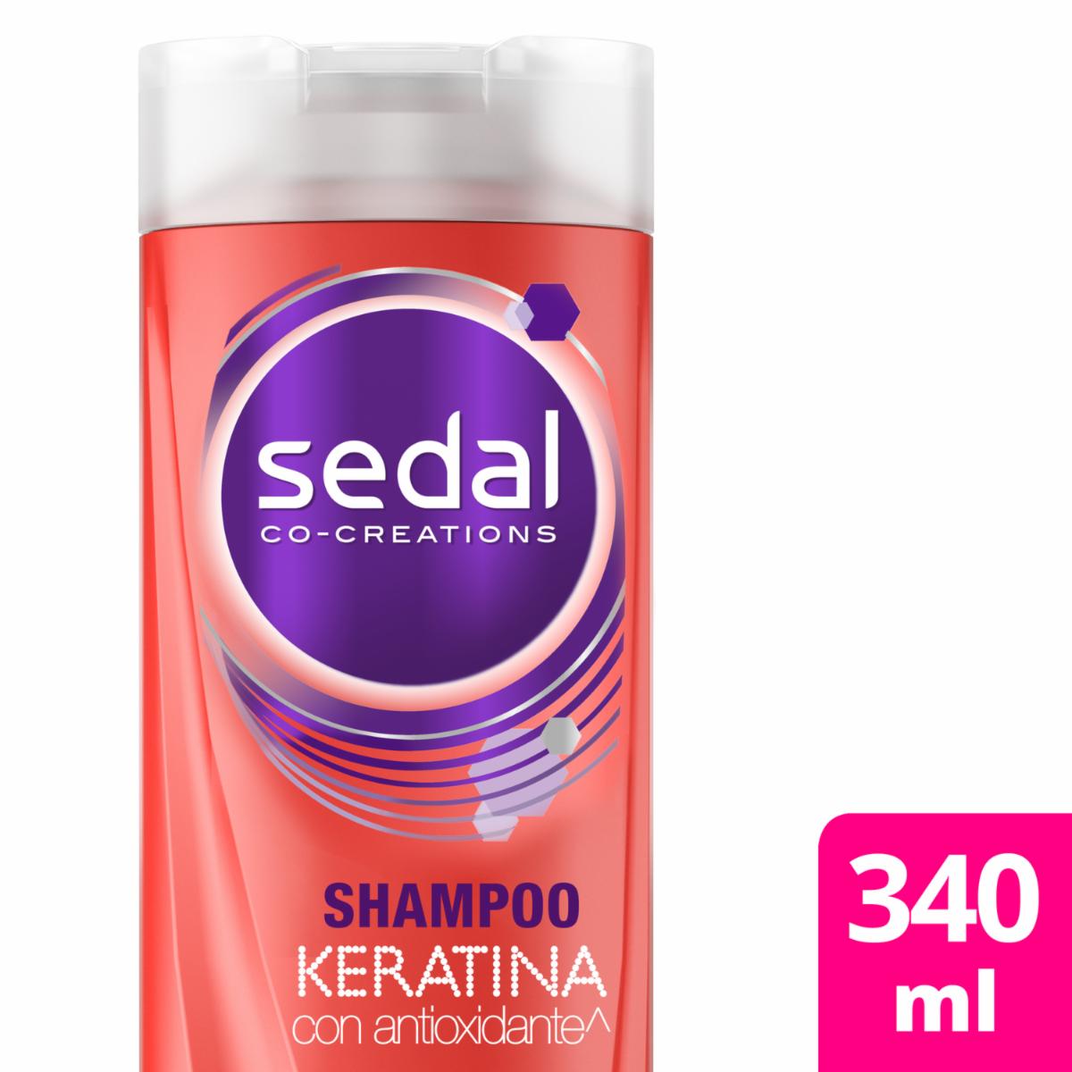 Shampoo De Cabello Keratina Con Antioxidantes SEDAL 340 Ml